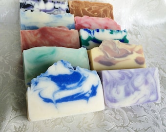 You Pick Ten (10) Cold Process Soap Bars by Lavish Handcrafted