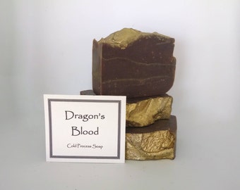 Nag Champa, Mandarin Myrrh, or Dragon's Blood fragrance Cold Process soaps by Lavish Handcrafted