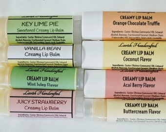 3 CREAMY LIP BALMS (Sweetened)