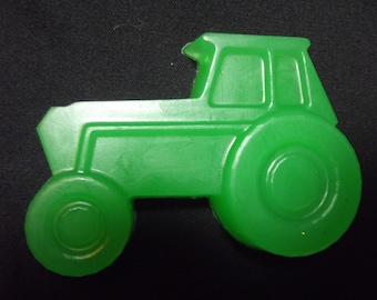 Green or Red Tractor soap bar by Lavish Handcrafted