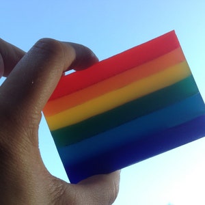 Rainbow soap bar by Lavish Handcrafted