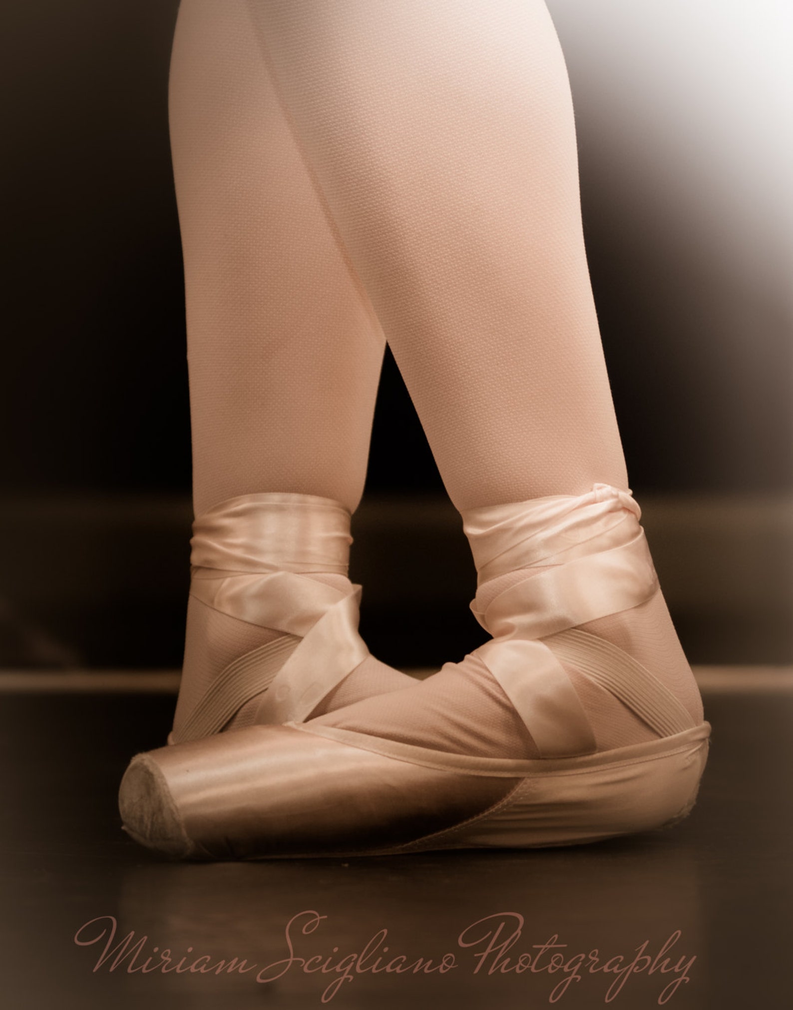 fifth position ballet photo, gifts for a dancer, ballet print, dance art, pointe shoes, girls room wall art, dance, ballet shoes
