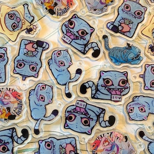 Kpop Demon Hunters Derpy Tiger Acrylic Charms