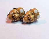 Japanese Noh Mask Earrings