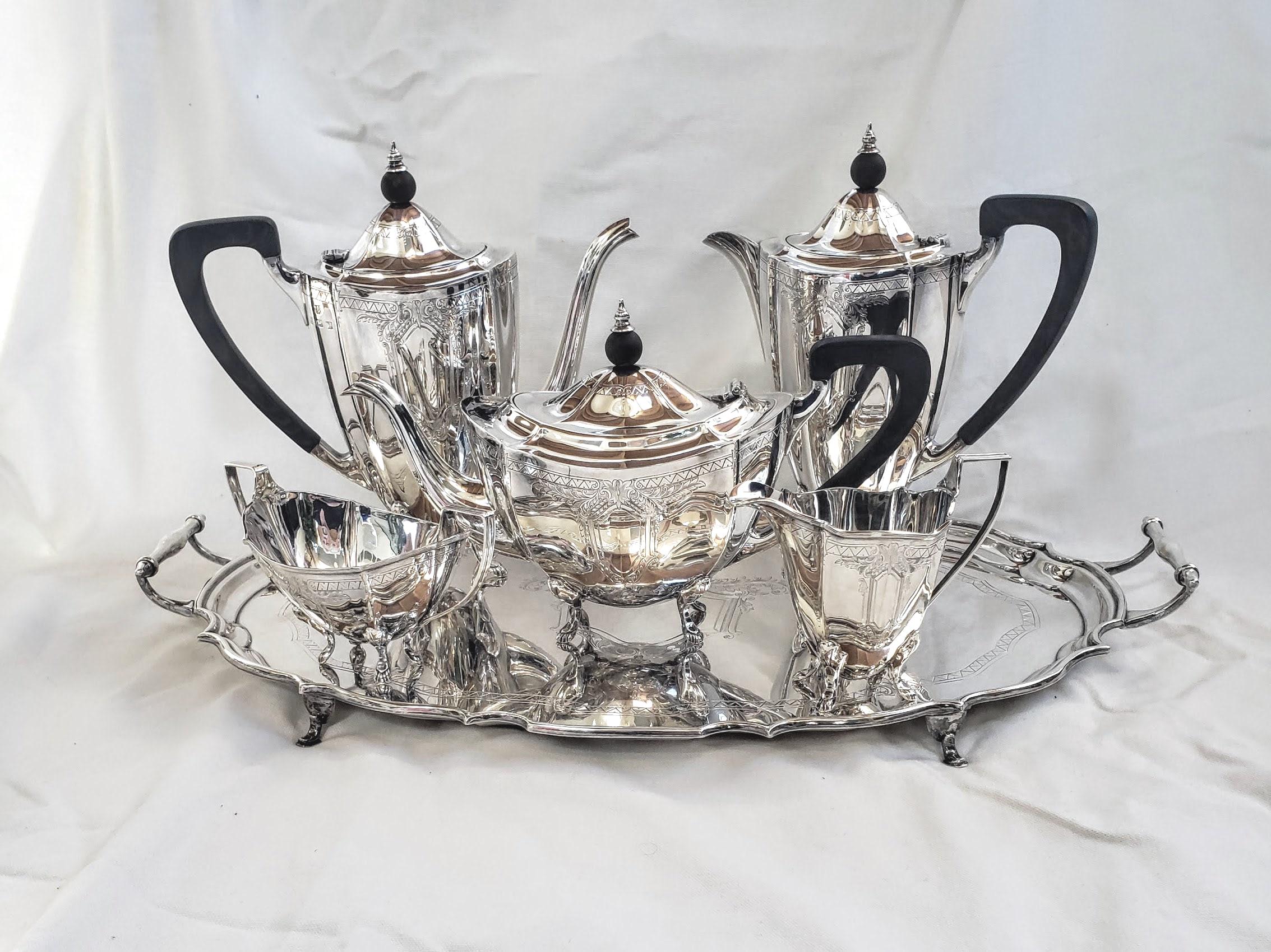 Barker Ellis Tea Set - Etsy