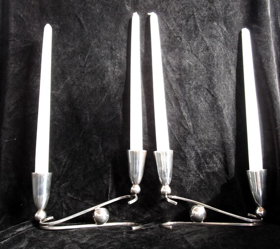 Mid Century Modern Candle Holders