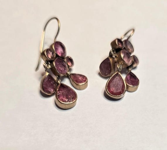 Jane Diaz Gold Ruby Earrings - image 5