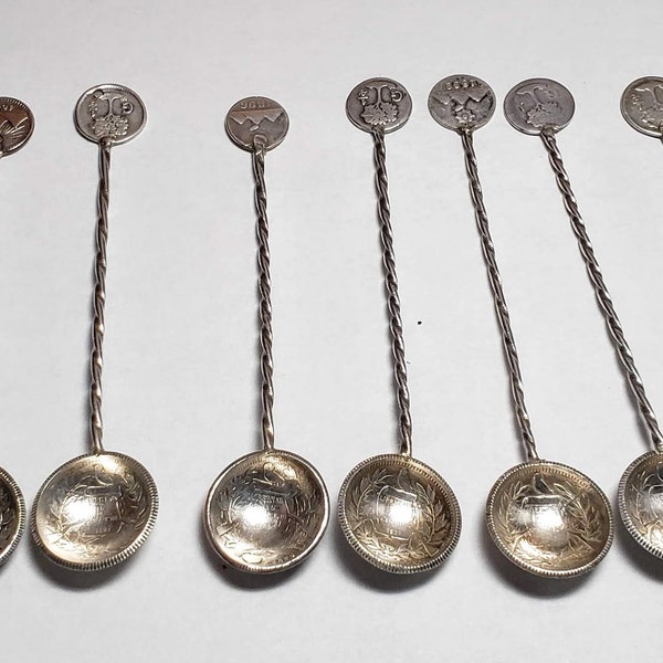 Coin Silver Spoons Etsy