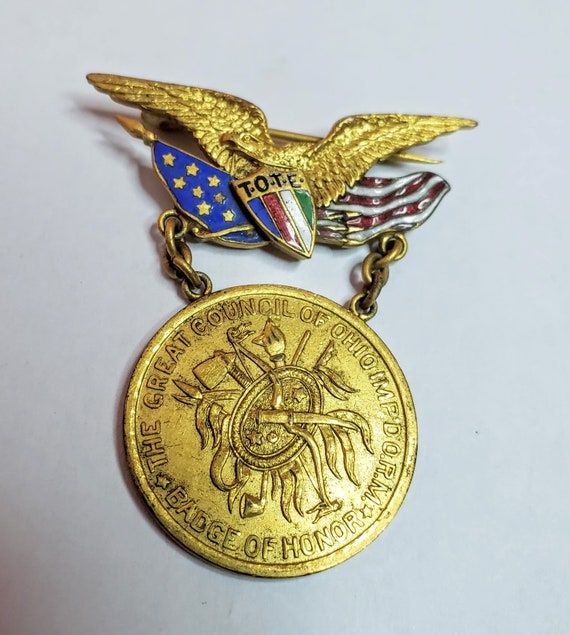 Order of Red Men Badge - image 4