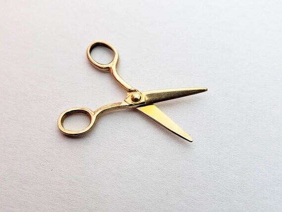 14K Scissors Charm