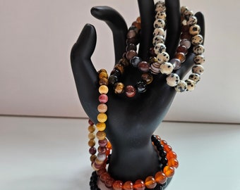 Braccialetti elasticizzati - Pietre preziose assortite