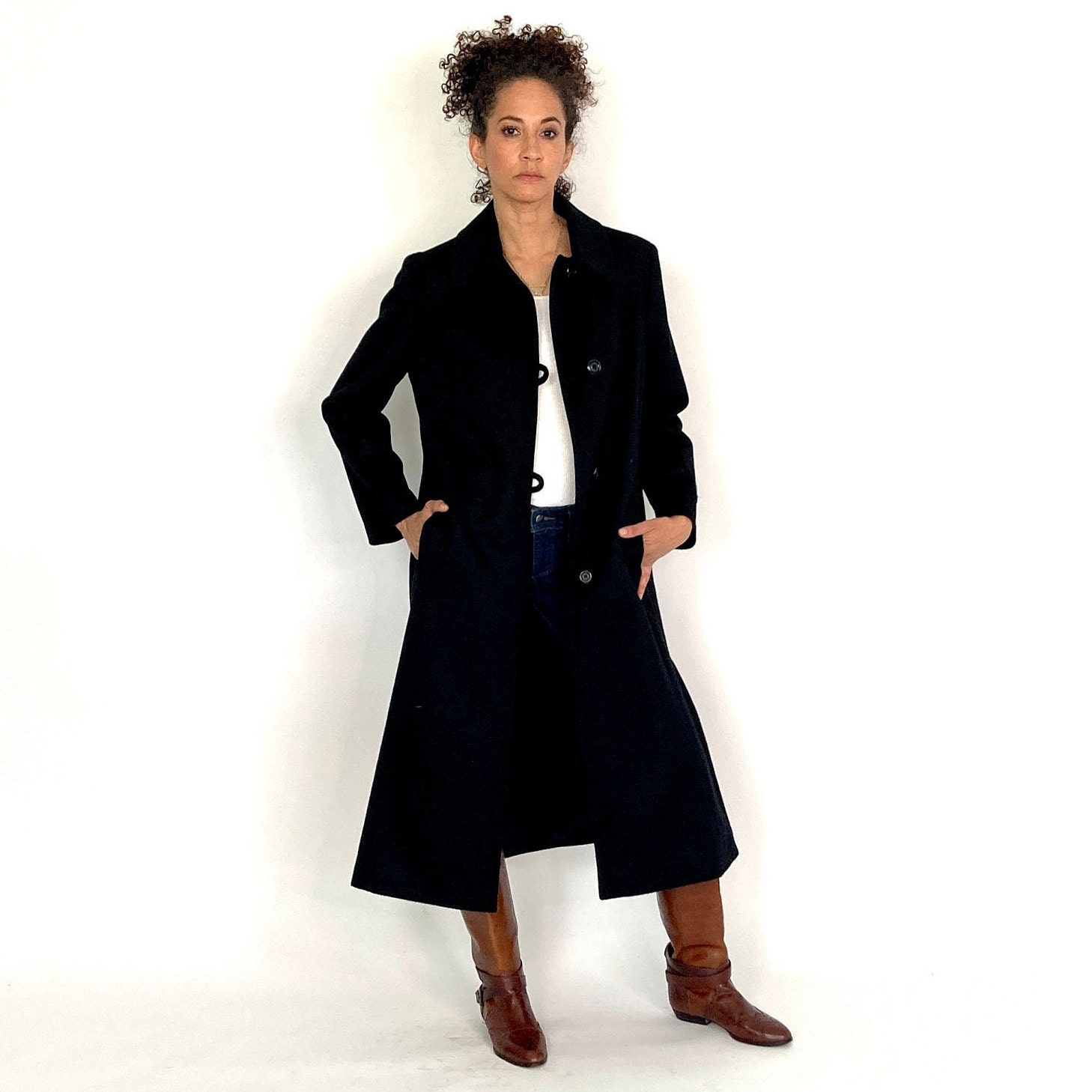 Saks Designer Coat - Etsy Saks Designer Coat - Etsy