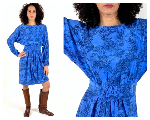 Persimmon & Blue Paisley Dolman V Neck Border Dress – Ranch and Famous