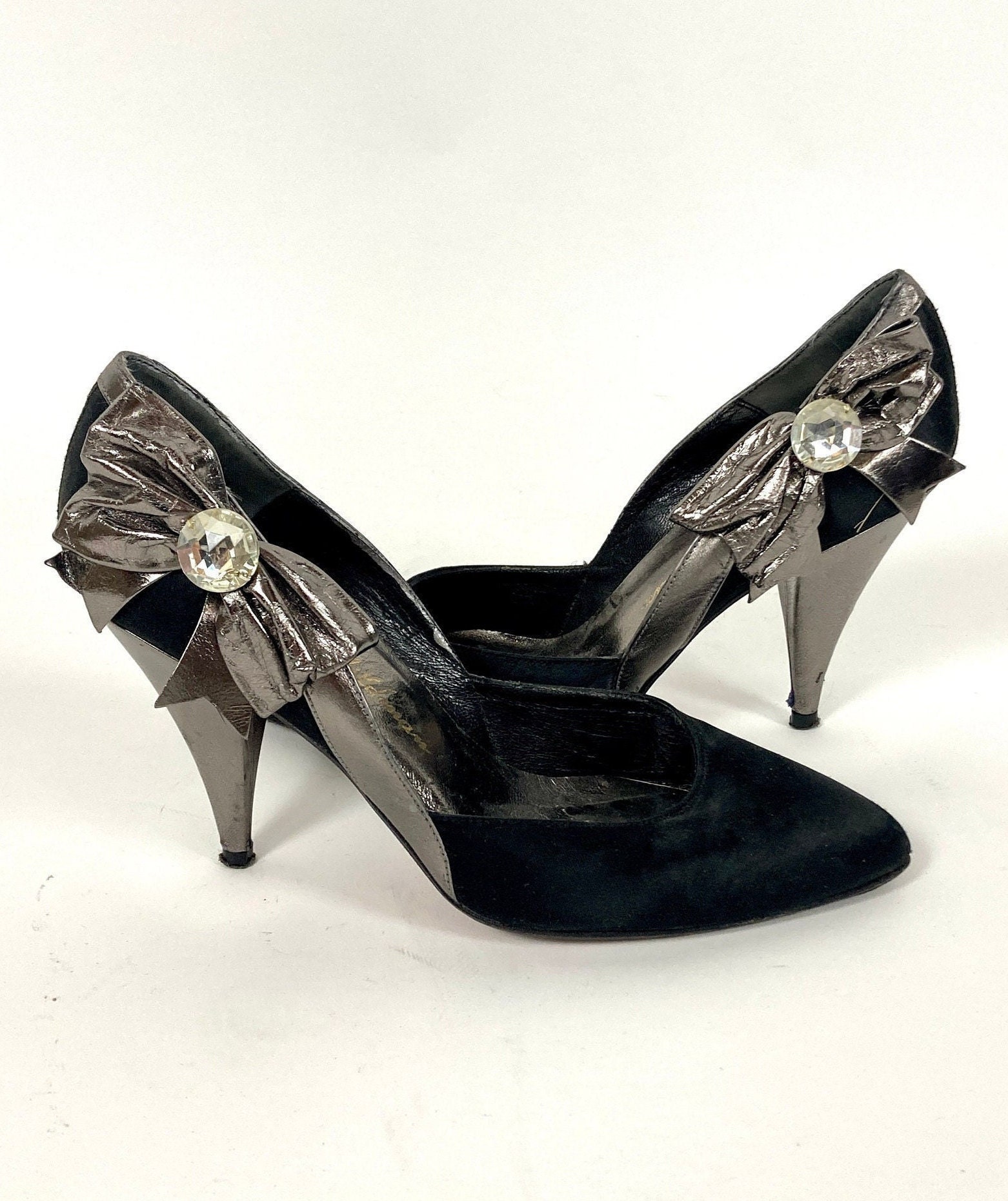 Amazon.com | POTTON Casual Women's Shoes Pointed Toe Butterfly Bow Tie  Trendy Falt Low Heel Solid Pumps Shoe Gold Pump Heels Comfort 2022 | Pumps