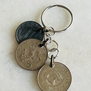 Travel Coin Good Luck Keychain - Etsy