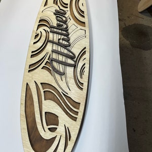 Hawaiian style surfboards / Sea turtle wall hanging / hibiscus flower decor / pineapple decor / beach decor / surfboard hanging / ocean
