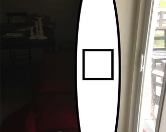 5' epoxy finish surfboard wall hanging surf board