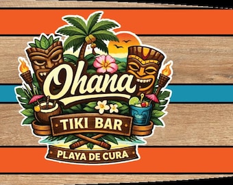 Customizable Surfboard Wall Decor: Hawaiian Beach Art