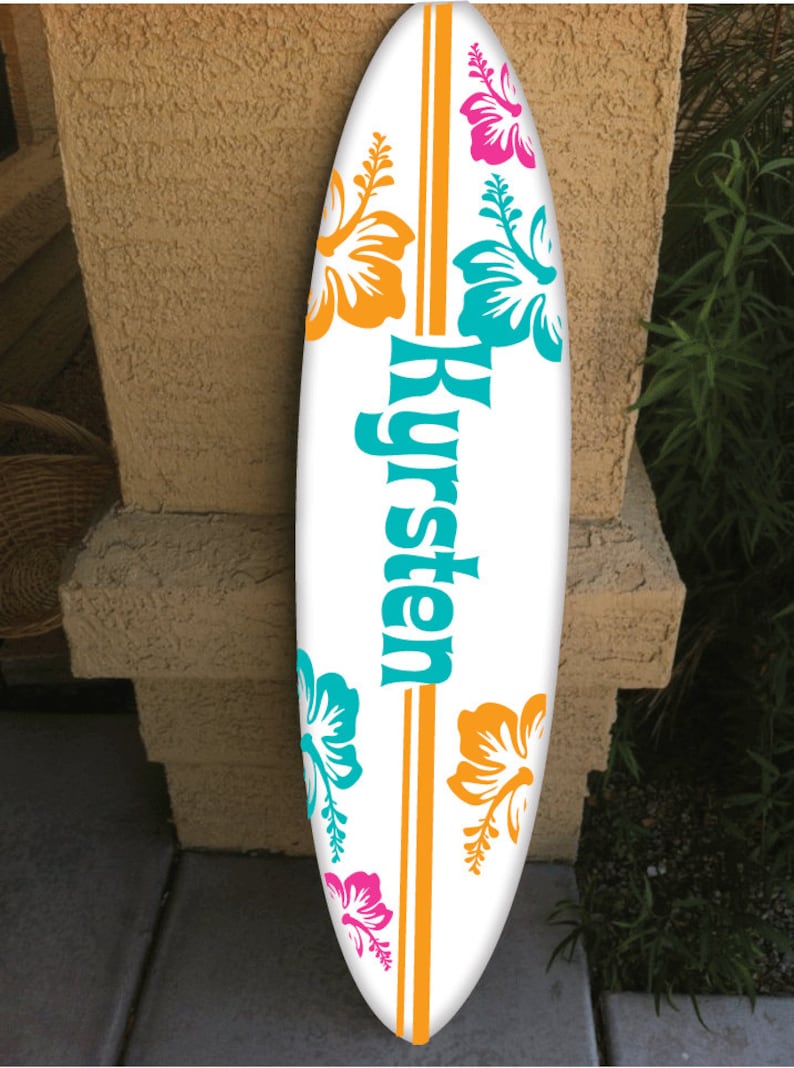 Wall hanging surf board surfboard decor hawaiian beach surfing Etsy