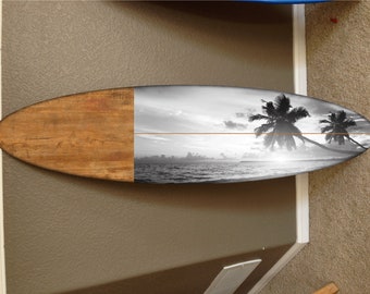 6' epoxy finish surfboard wall hanging surf board