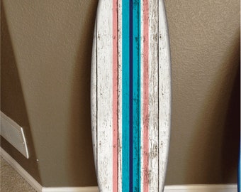 6' Matte finish size wall hanging surf board surfboard decor hawaiian beach