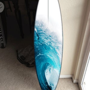 5&#39; surf board surfboard decor hawaiian beach surfing beach decor