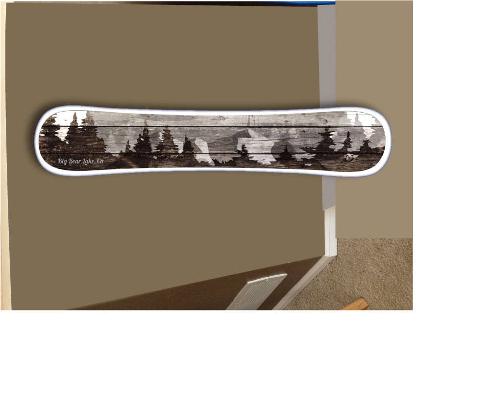 Snowboard Decor Snowboard Decor Mountain Skiing Decor Etsy