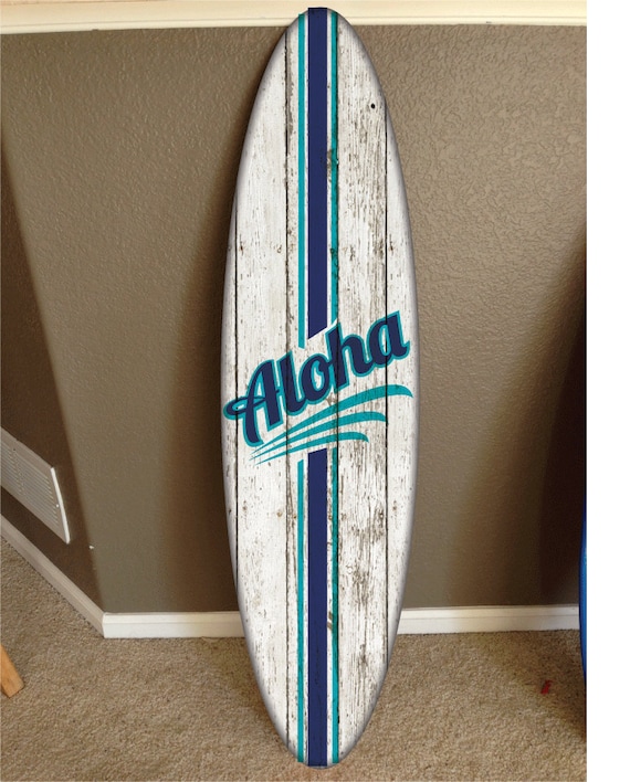 Tabla Surf Decoración Longboard Vintage