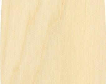 5&#39; plain unfinished Pointed Flat bottom wood surfboard...
