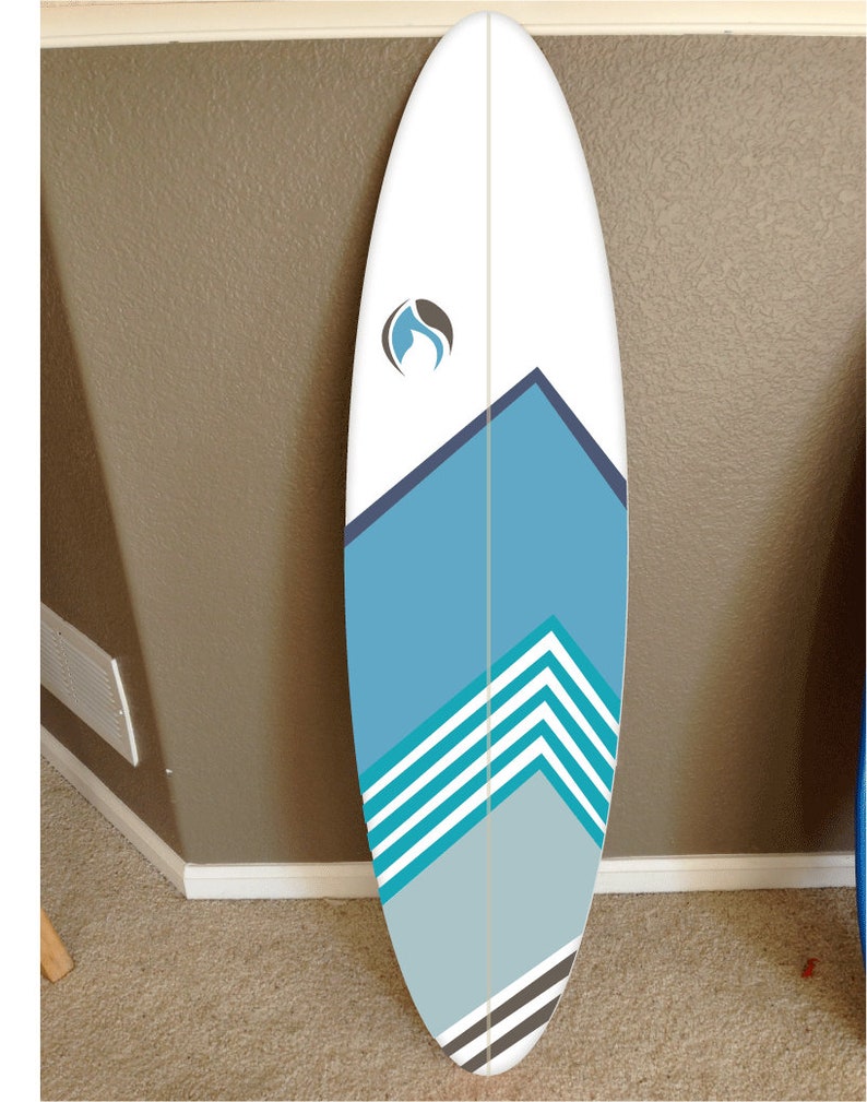 Custom Surf Board Decor Surfboard Decor Hawaiian Beach Etsy