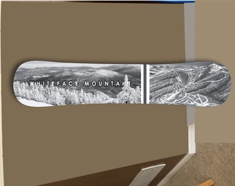 カスタムスノーボードデコレーション：ベイルマウンテンスキーアート（48インチ×10インチ）