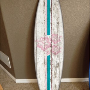 18" wall hanging surf board surfboard decor hawaiian beach surfing beach decor