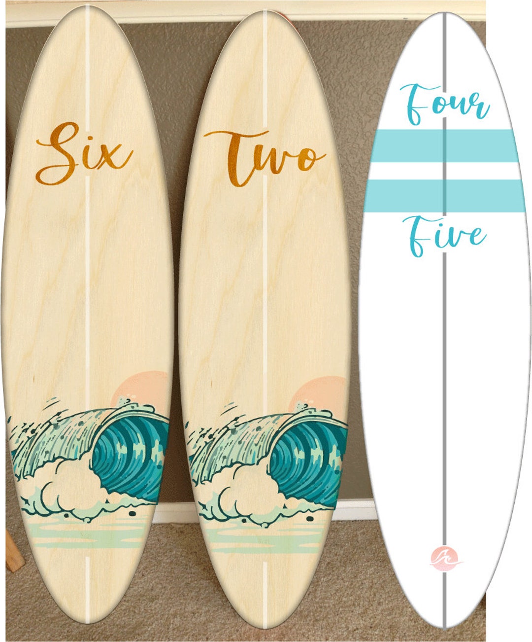 Wall Hanging Surf Board Surfboard Decor Hawaiian Beach Surfing - Etsy
