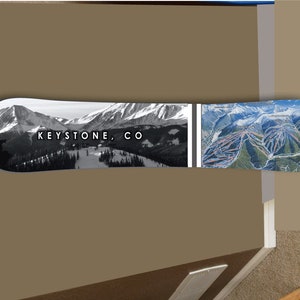 snowboard decor breckenridge snowboard decor Mountain skiing decor