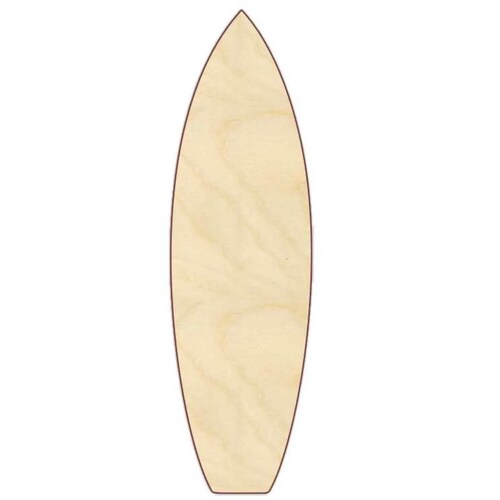 One Unfinished 4 Foot Wood Surfboard Wall Art Unique Gift Etsy