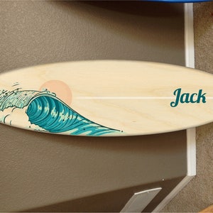 5' wall hanging surf board surfboard decor hawaiian beach surfing beach decor