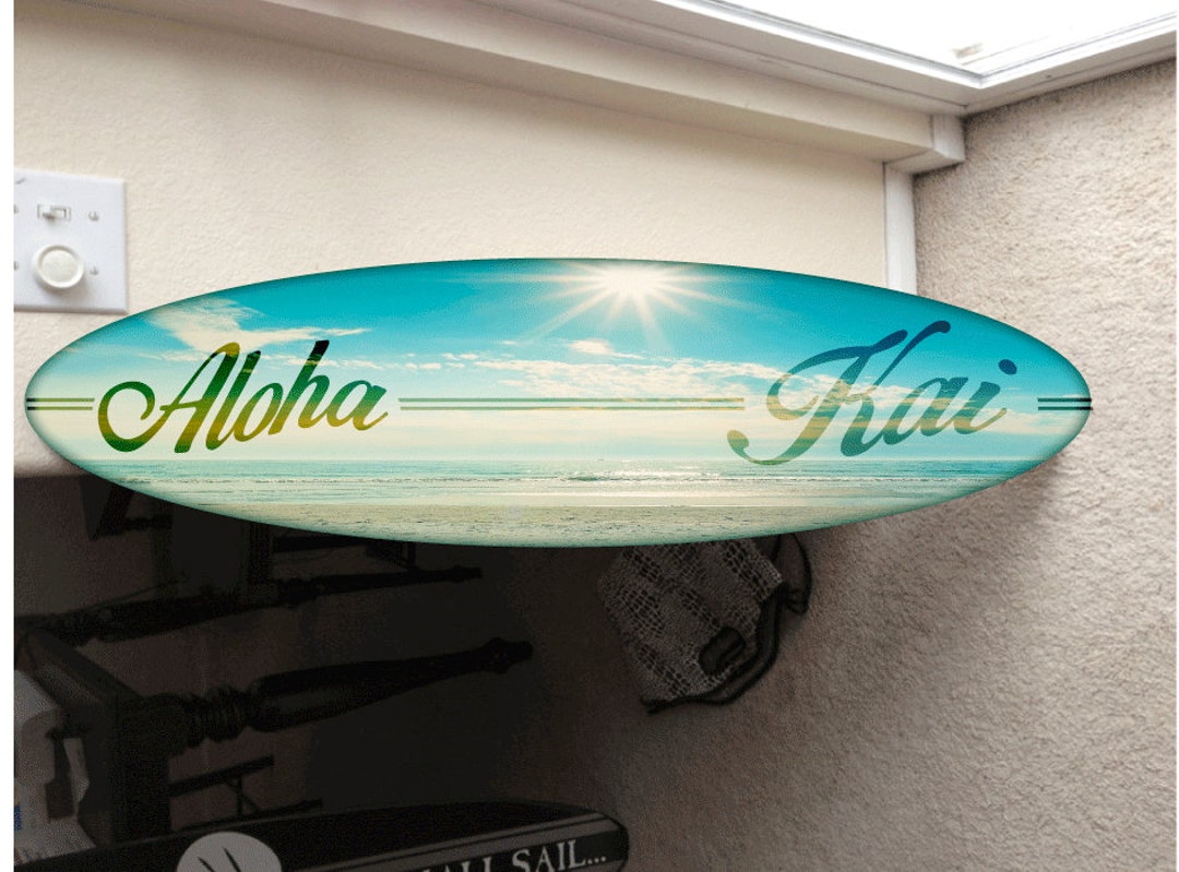  Tabla de surf náutica timón de madera para la playa, decoración  de baño, tabla de surf hawaiana, decoración de pared, adorno colgante de  puerta, tema de playa, decoración del hogar 