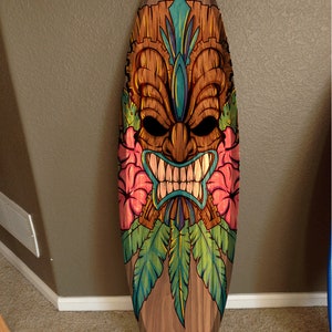 5&#39; 1&quot; thick Epoxy bar top surfboard wall hanging surf board