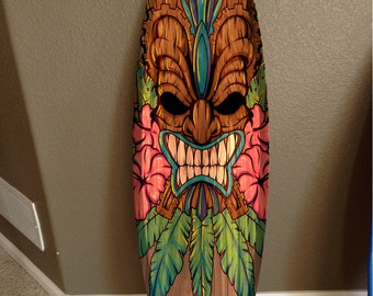 5' wall hanging surf board surfboard decor hawaiian beach surfing beach decor