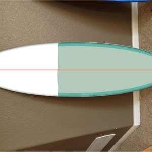 Surf Bord Dekor, Surfbrett Dekor, Hawaiianischer Strand Dekor