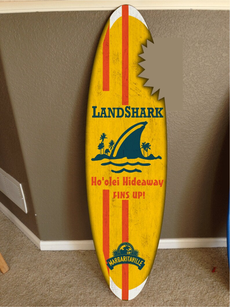 5' Wall Hanging Surf Board Surfboard Decor Hawaiian Beach Etsy