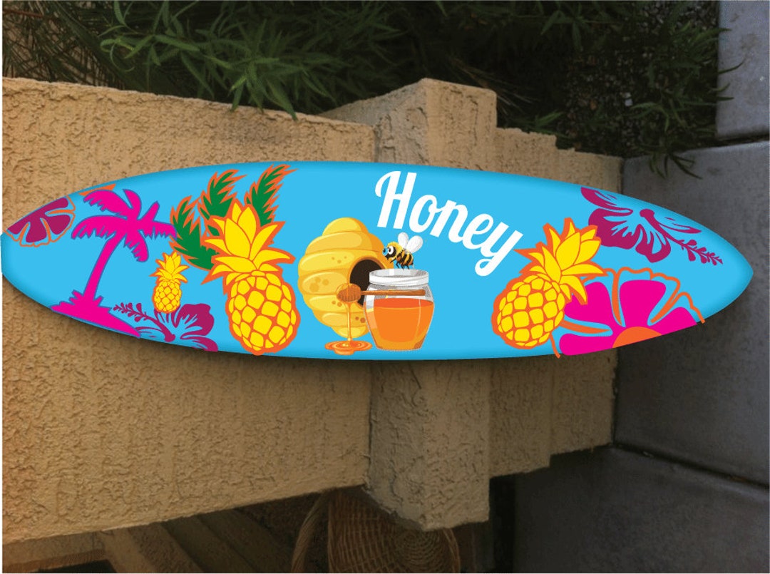 5' Wall Hanging Surf Board Surfboard Decor Hawaiian Beach Surfing Beach ...