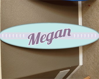 カスタムサーフボードウォールデコレーション：ハワイアンビーチテーマ（長さ48インチ）