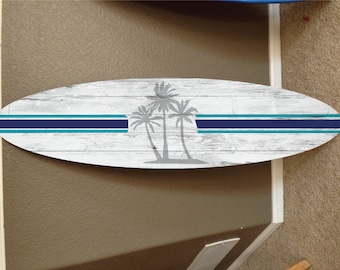 Custom Surfboard Decor: Themed Wall Art, Personalized Name