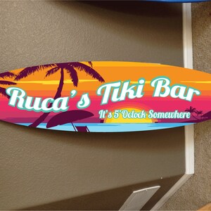 surf board surfboard decor hawaiian beach surfing beach decor Pool decor, Pool Signs
