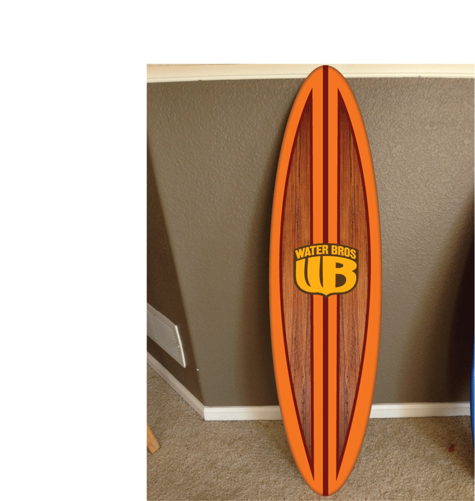 6' Epoxy Finish Surf Board Surfboard Decor Hawaiian Beach Etsy