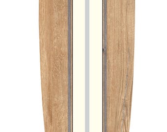 Customizable Surfboard Wall Decor: Hawaiian Beach Art