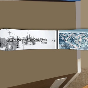 snowboard decor snowboard decor Mountain skiing decor