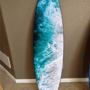 6' epoxy finish surfboard wall hanging surf board