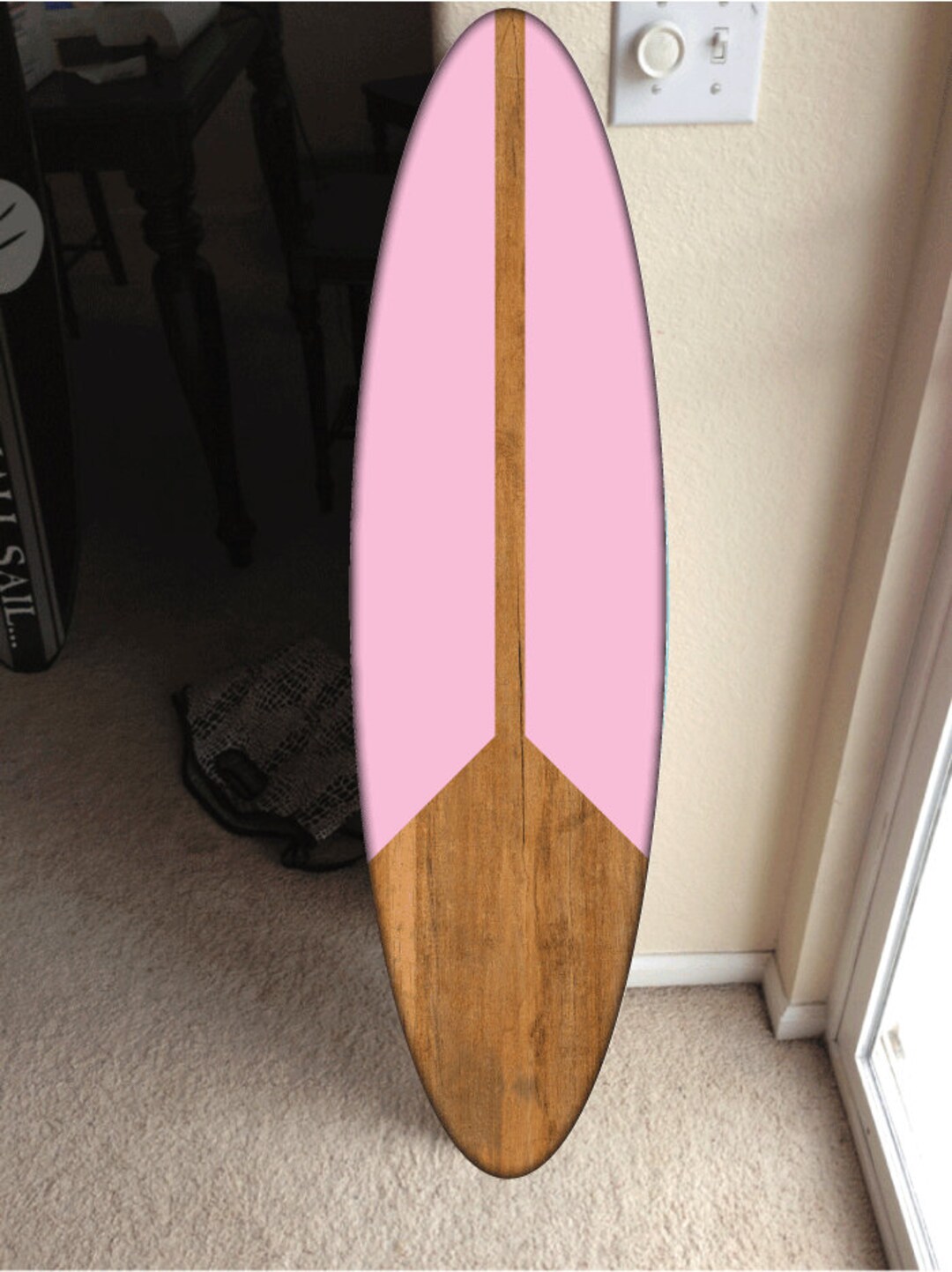 Wall Hanging Surf Board Surfboard Decor Hawaiian Beach Surfing Beach ...